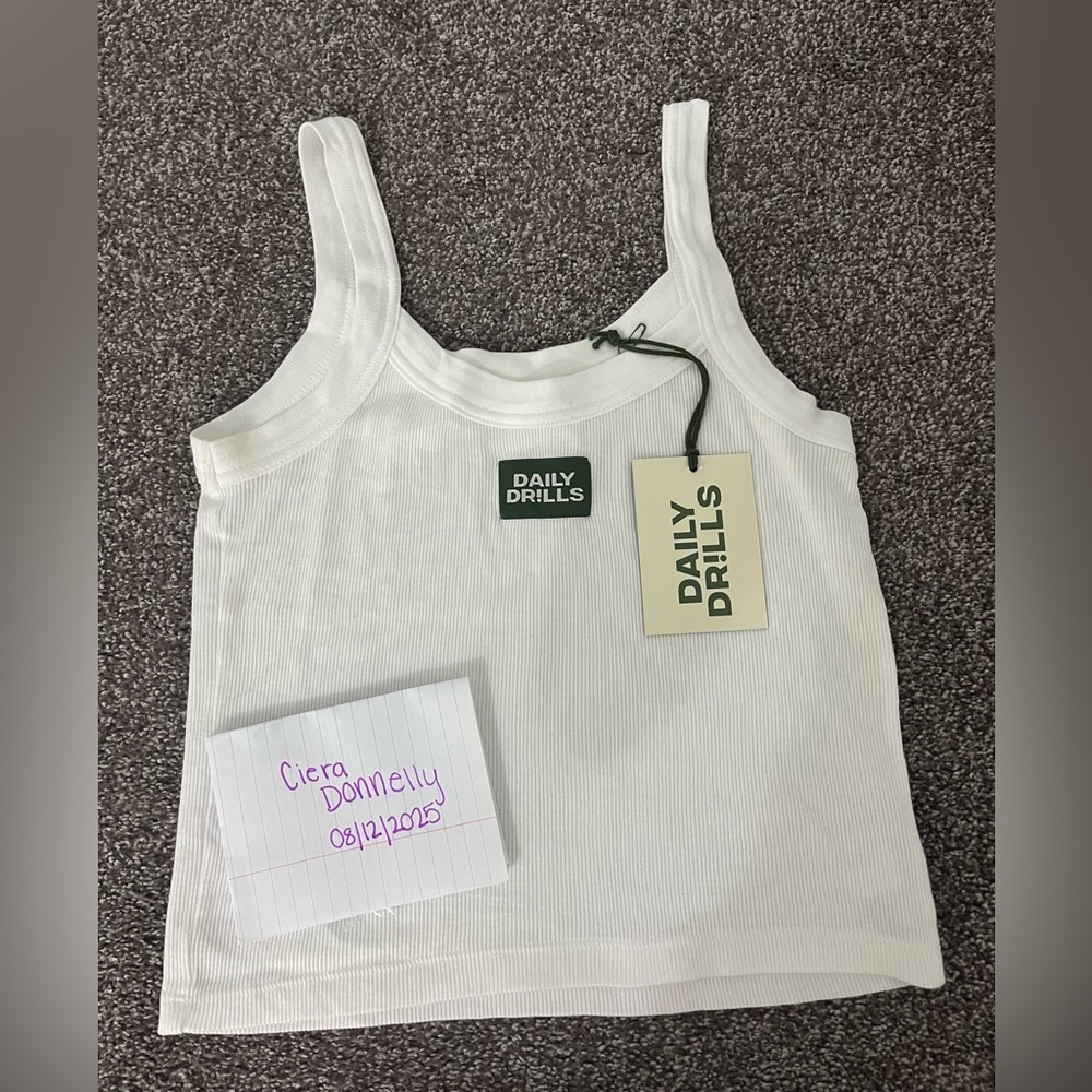 Daily Drills White everyday tank